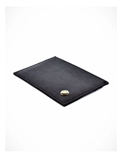 Black Florence Leather Card Wallet