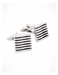 Rhodium Plated Cufflinks