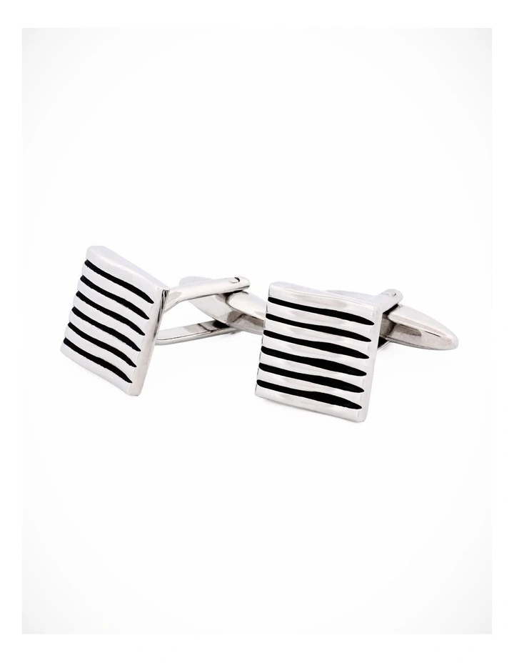 Rhodium Plated Cufflinks image 3
