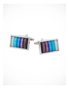Multi Coloured Cats Eye Cufflinks