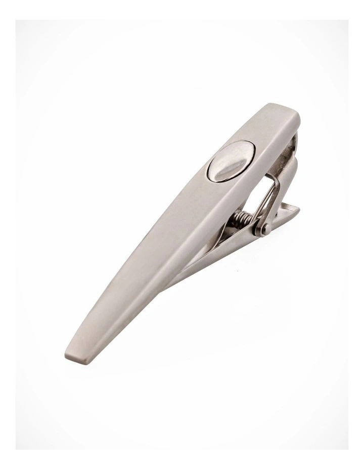 Rhodium Plated Tie Bar image 2