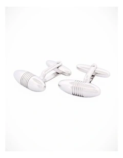 Rhodium Plated Cufflinks