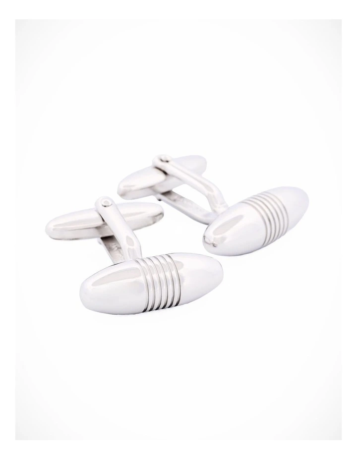 Rhodium Plated Cufflinks image 2