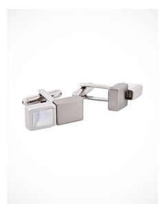 Mother Of Pearl Twist Cufflinks