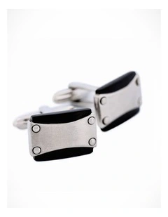 Stainless Steel Ion Plated Gun Cufflinks