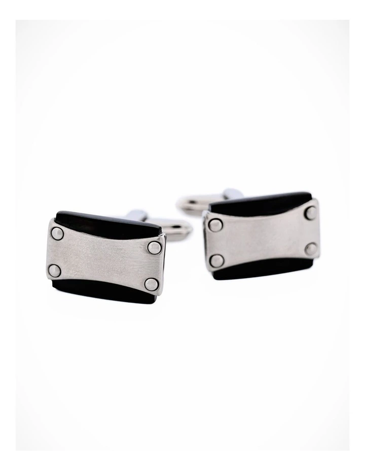 Stainless Steel Ion Plated Gun Cufflinks image 2