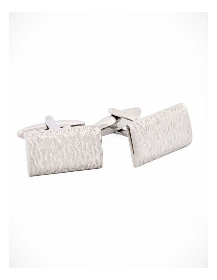 Rhodium Plated Cufflinks image 3