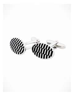 Black Enamel Cufflinks