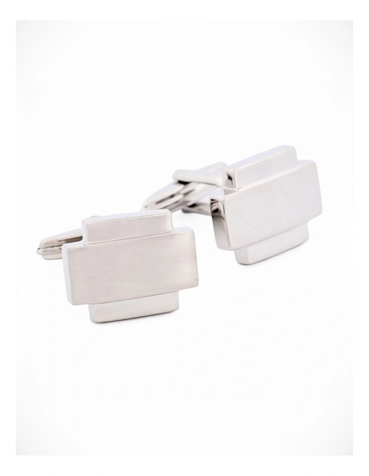 Rhodium Plated Cufflinks image 3