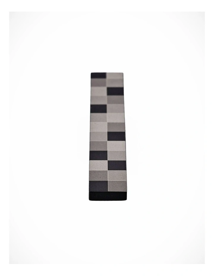 Stainless Steel Colour Gradiant Check Tie Slide image 1