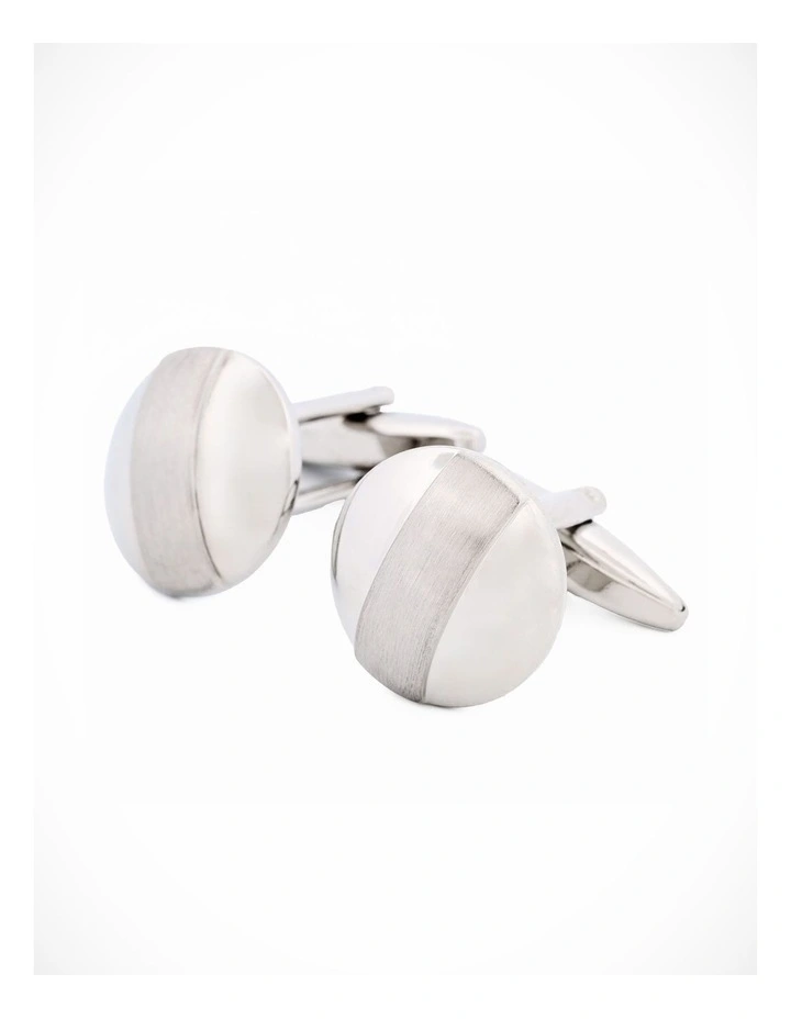 Rhodium Plated Cufflinks image 1
