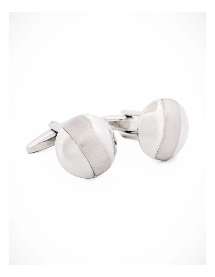 Rhodium Plated Cufflinks image 2