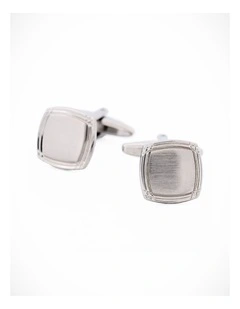 Rhodium Plated Cufflinks