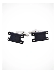 Rhodium Plated & Black Plated Cufflinks