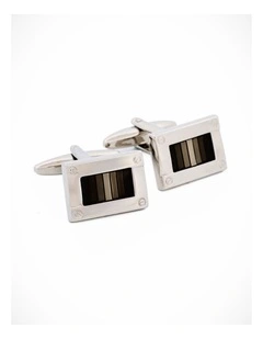 Rhodium Black Cufflinks