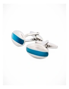 Turquoise Cat's Eye Cufflinks