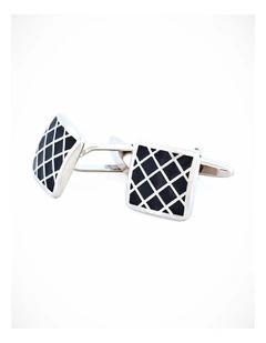 Black Enamel Cufflinks