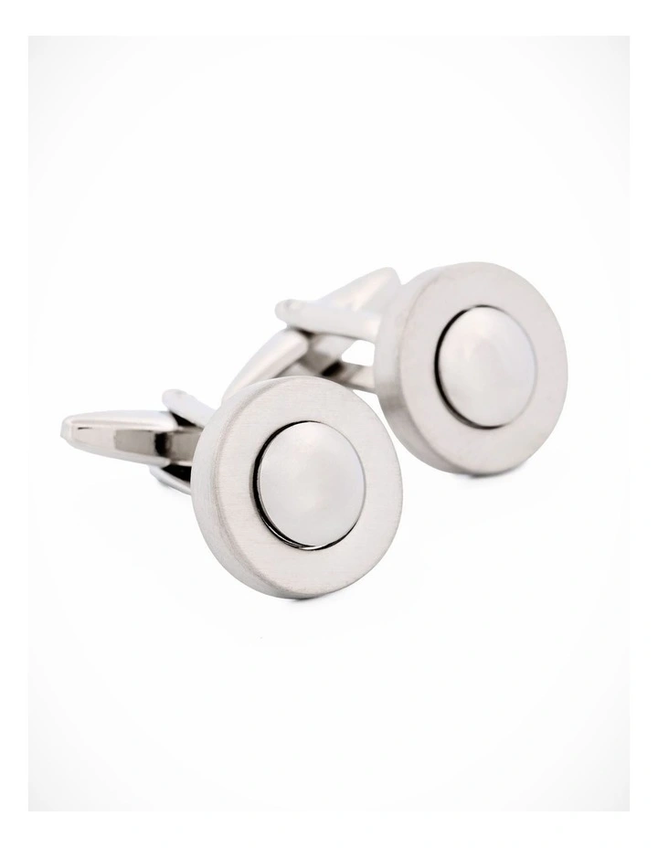 Rhodium Plated Cufflinks image 3