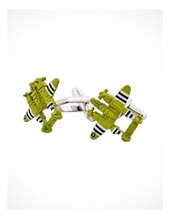 Northrop P38 Lightning Warplane Cufflinks