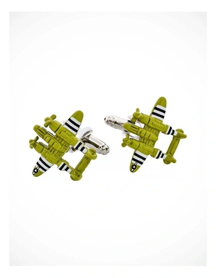 Northrop P38 Lightning Warplane Cufflinks image 3