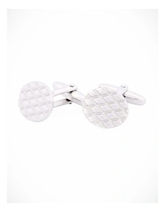 Rhodium Plated Cufflinks