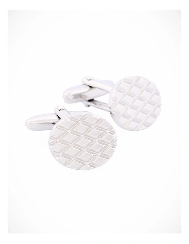 Rhodium Plated Cufflinks image 3