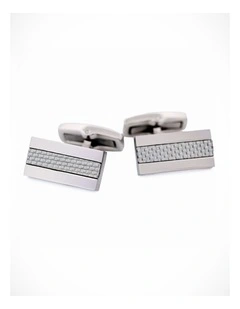 Stainless Steel Fibreglass Cufflinks
