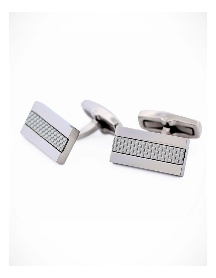 Stainless Steel Fibreglass Cufflinks image 3