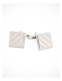 Rhodium Plated Cufflinks