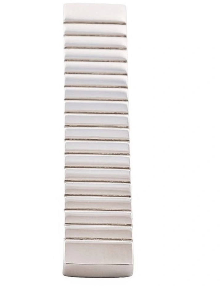 Rhodium Plated Tie Bar image 1