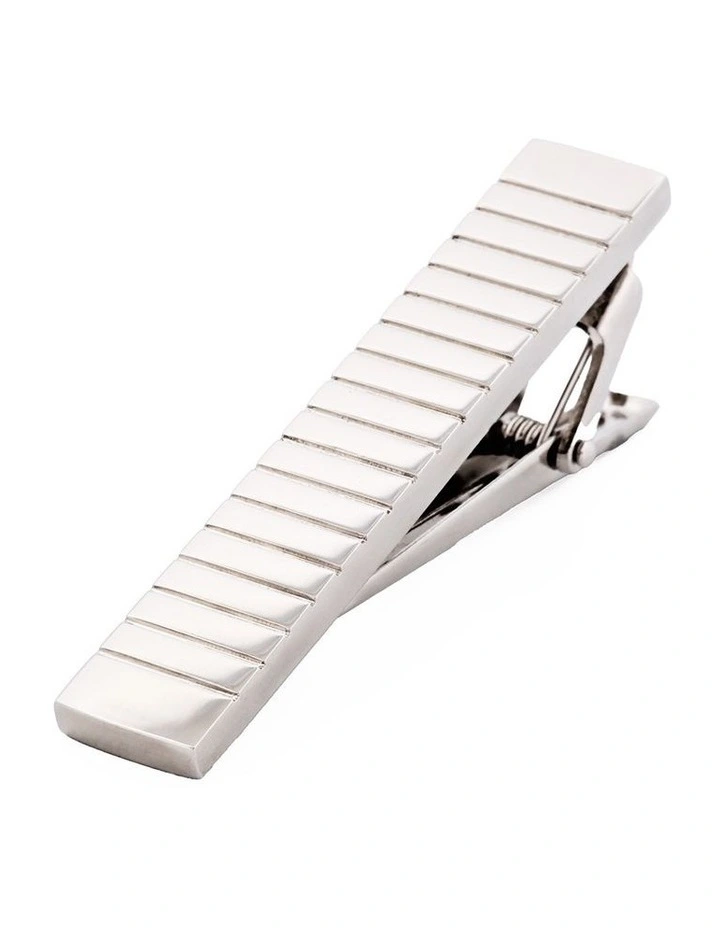 Rhodium Plated Tie Bar image 3