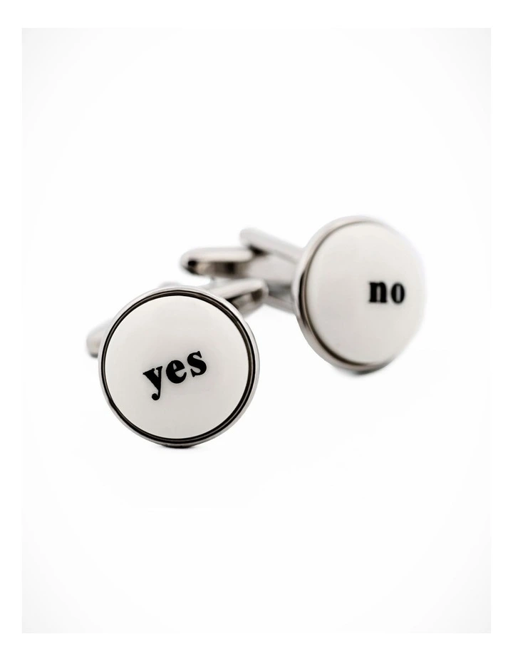 Yes & No Cufflinks image 1