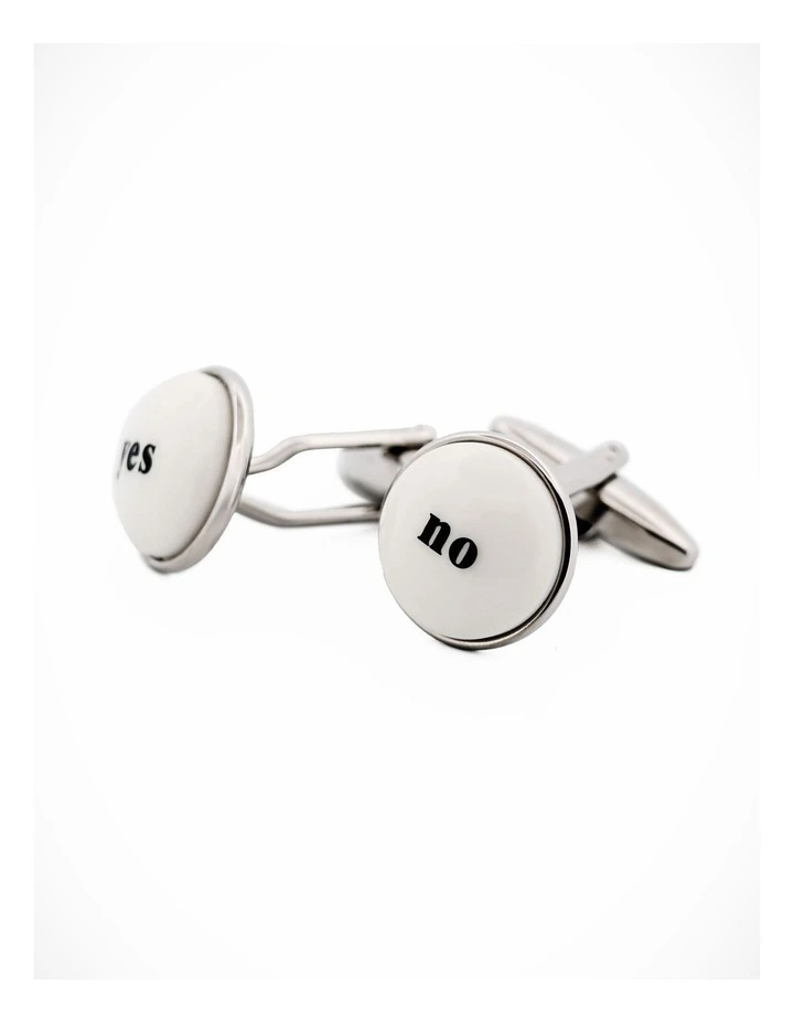 Yes & No Cufflinks image 2