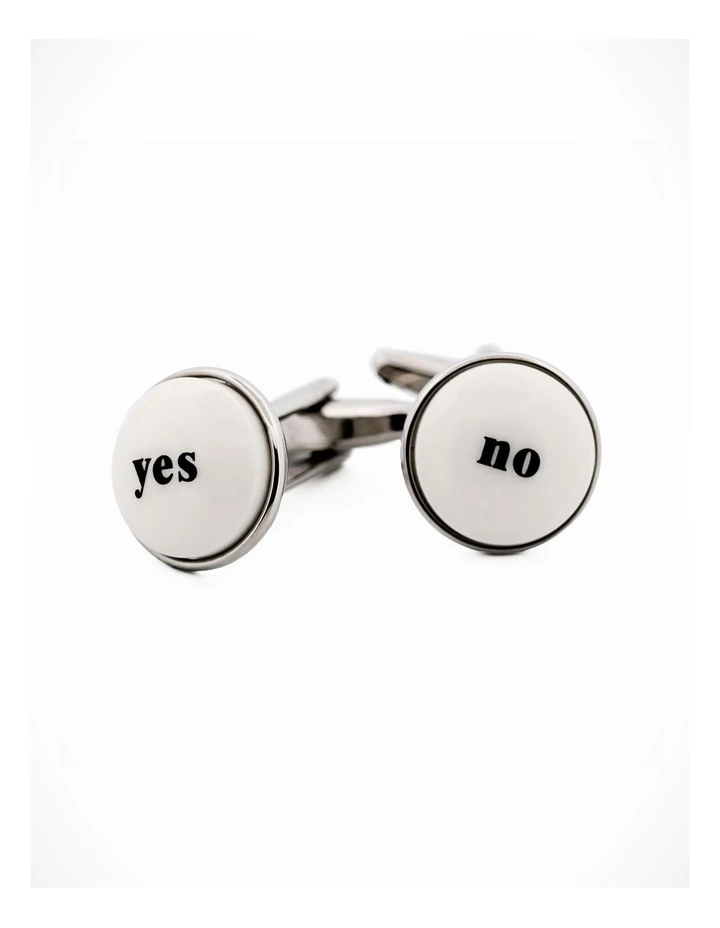 Yes & No Cufflinks image 3
