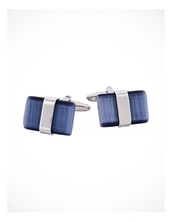 Grey Cats Eye Cufflinks image 2