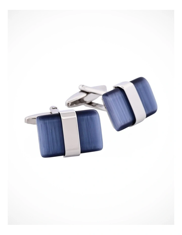 Grey Cats Eye Cufflinks image 3