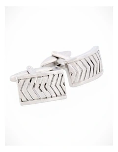 Rhodium Plated Cufflinks