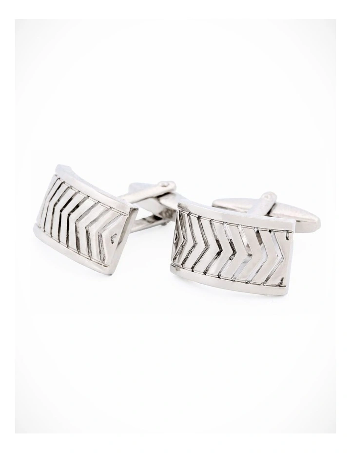 Rhodium Plated Cufflinks image 2