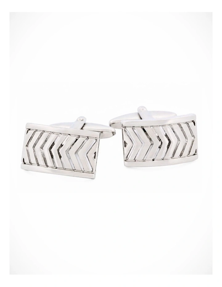 Rhodium Plated Cufflinks image 3