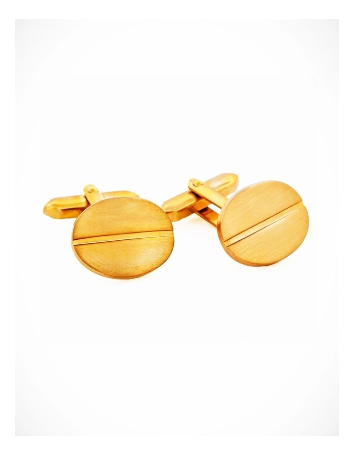 Gold Plated Cufflinks image 1