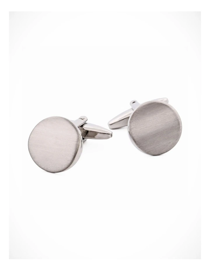 Rhodium Plated Cufflinks image 1
