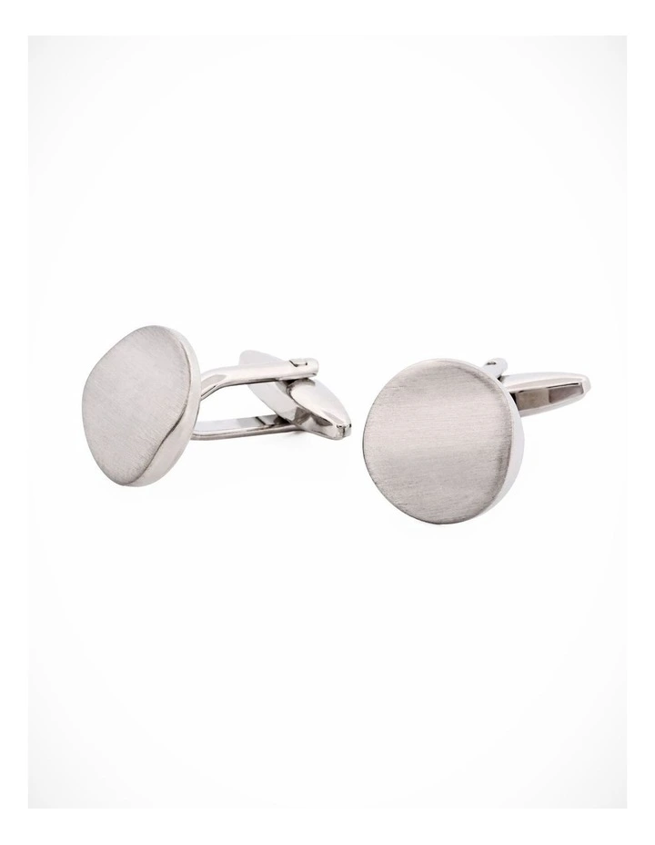 Rhodium Plated Cufflinks image 2