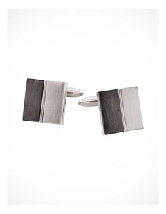 Rhodium Plated Cufflinks