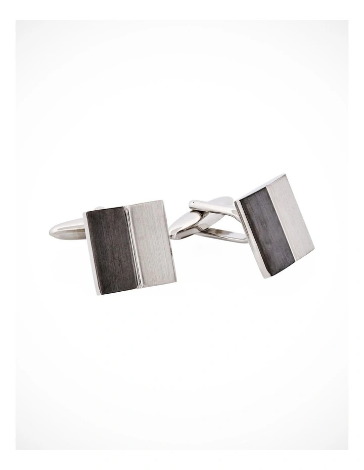 Rhodium Plated Cufflinks image 2
