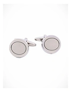 Rhodium Plated Cufflinks
