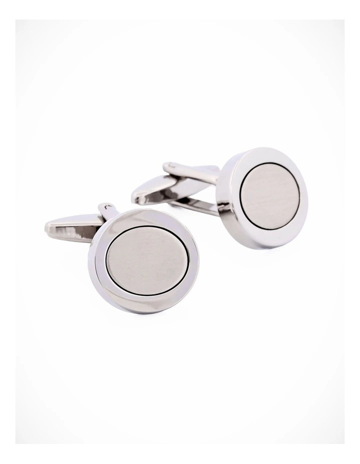 Rhodium Plated Cufflinks image 2