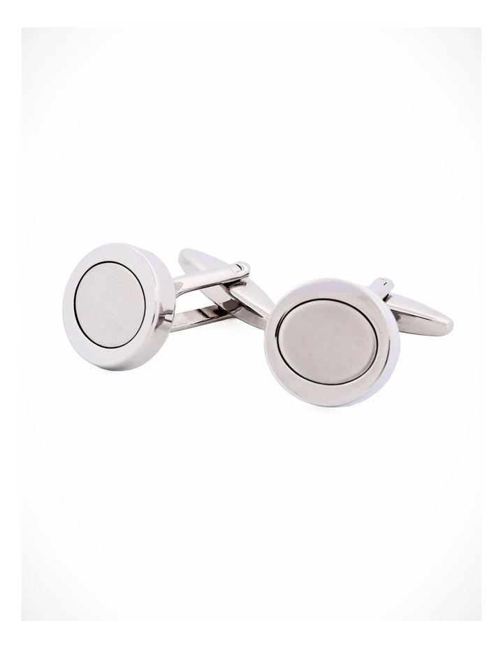 Rhodium Plated Cufflinks image 3