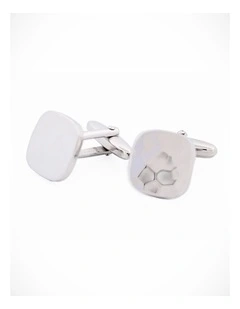 Rhodium Plated Cufflinks