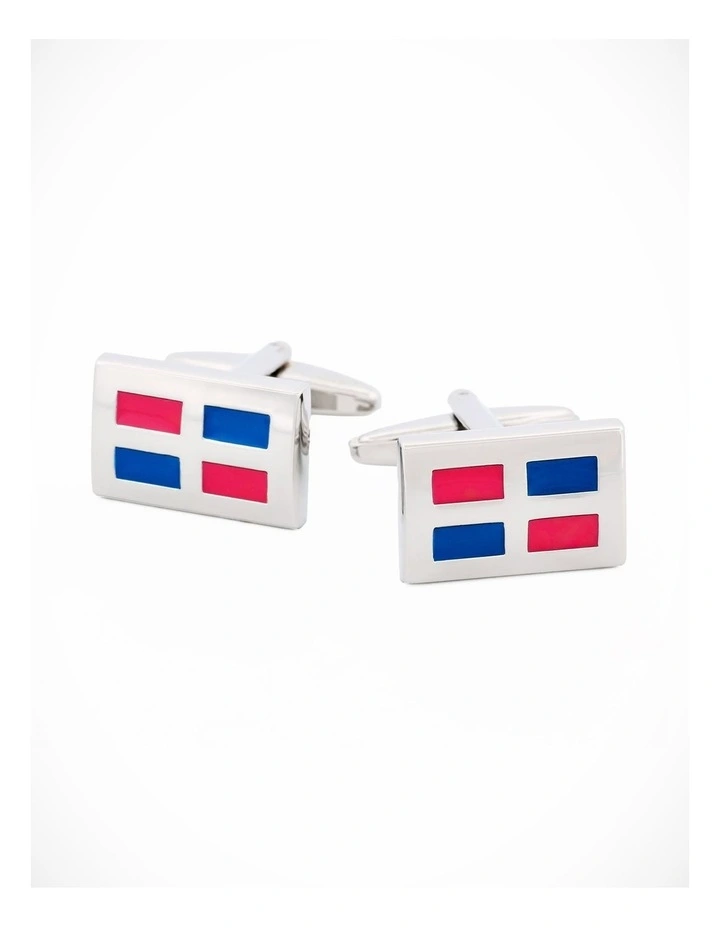 Pink Purple Enamel Cufflinks image 3