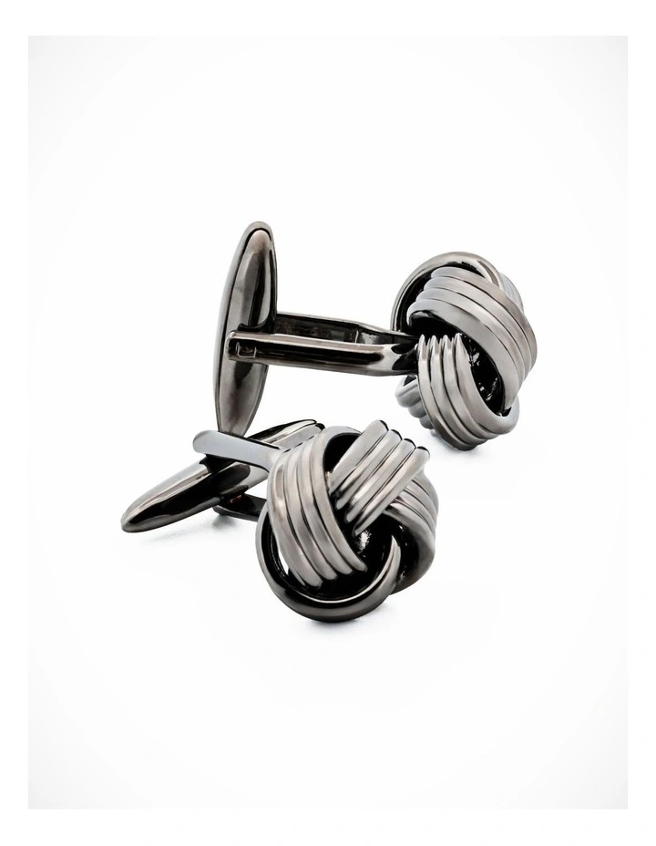 Gun Metal Antique Plated Cufflinks image 3
